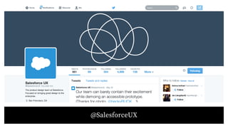@SalesforceUX
 