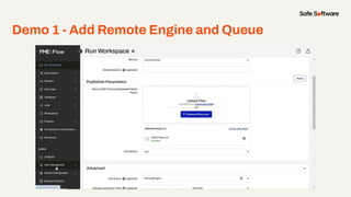 Demo 1 - Add Remote Engine and Queue
 