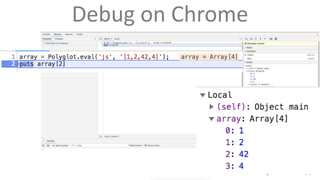 Debug on Chrome
 