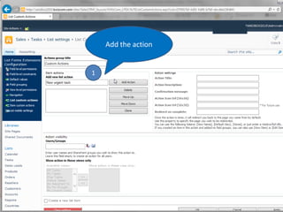 Add the action

1

 