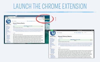 LAUNCH THE CHROME EXTENSION
1
 
