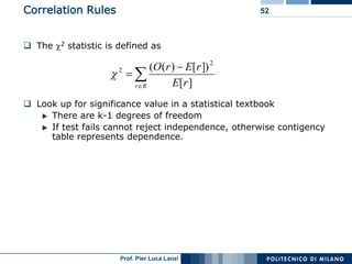 Lecture 05 Association  Rules  Advanced  Topics