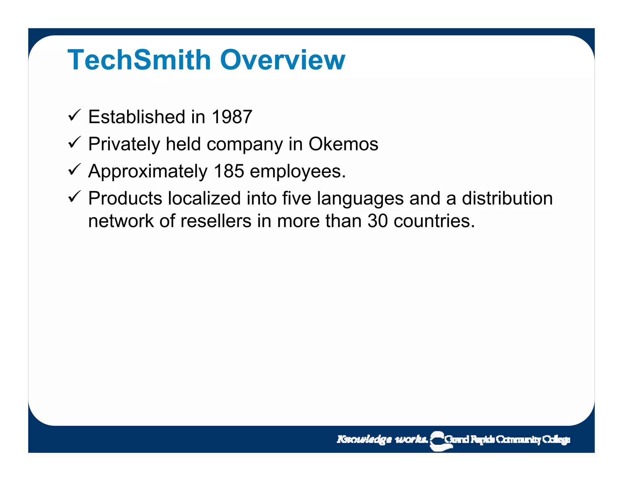 Lecture Capture as easy as 1-2-3