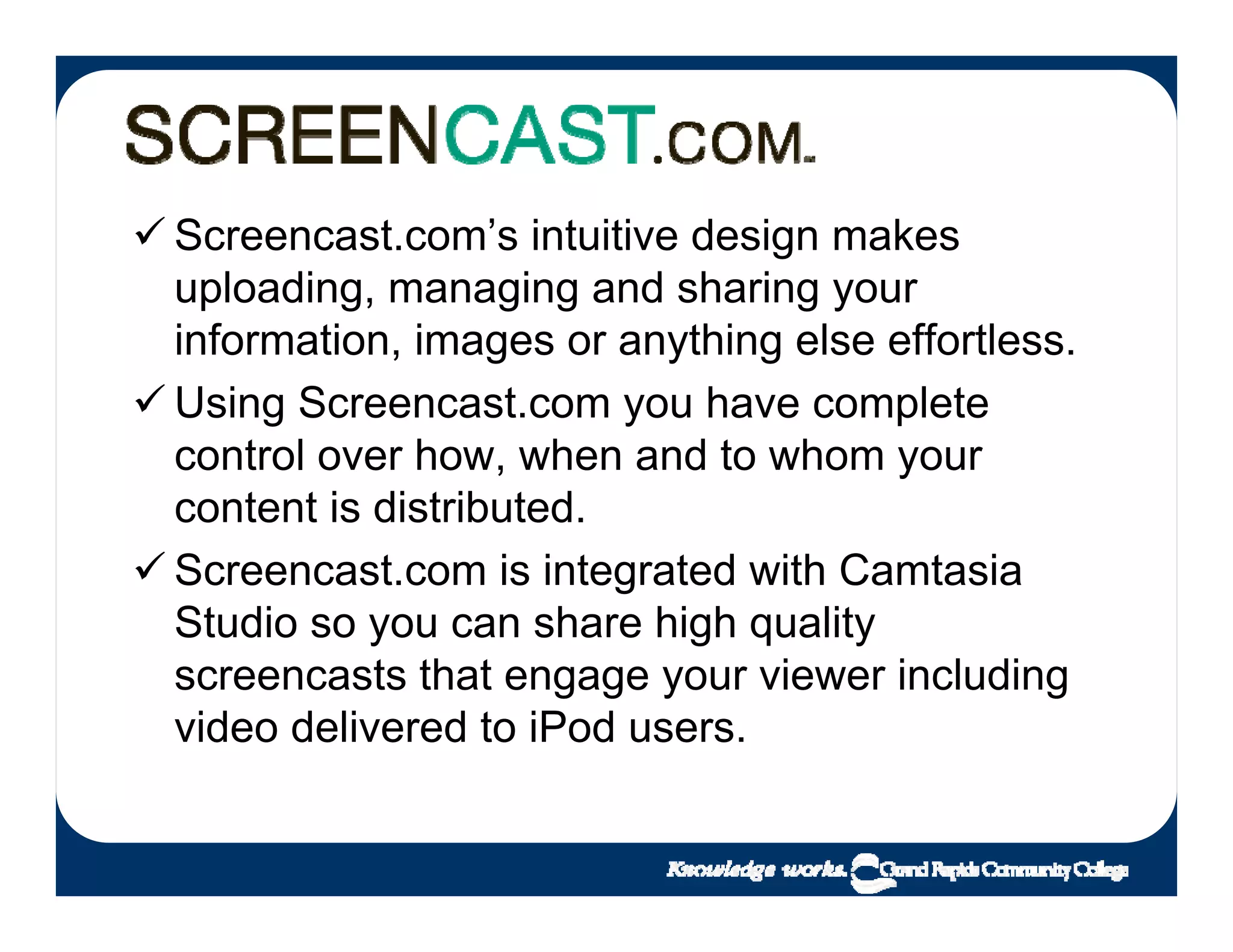Lecture Capture as easy as 1-2-3