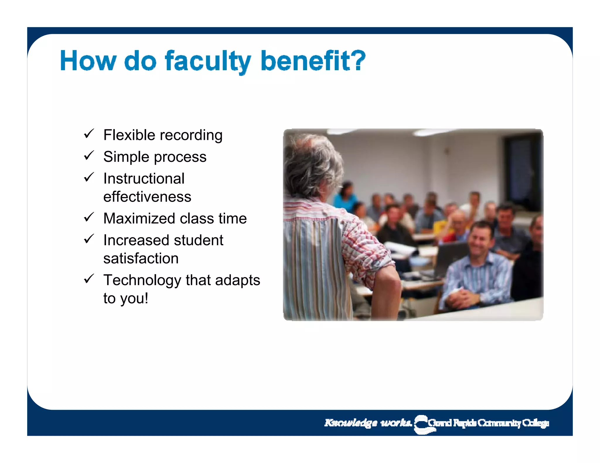 Lecture Capture as easy as 1-2-3