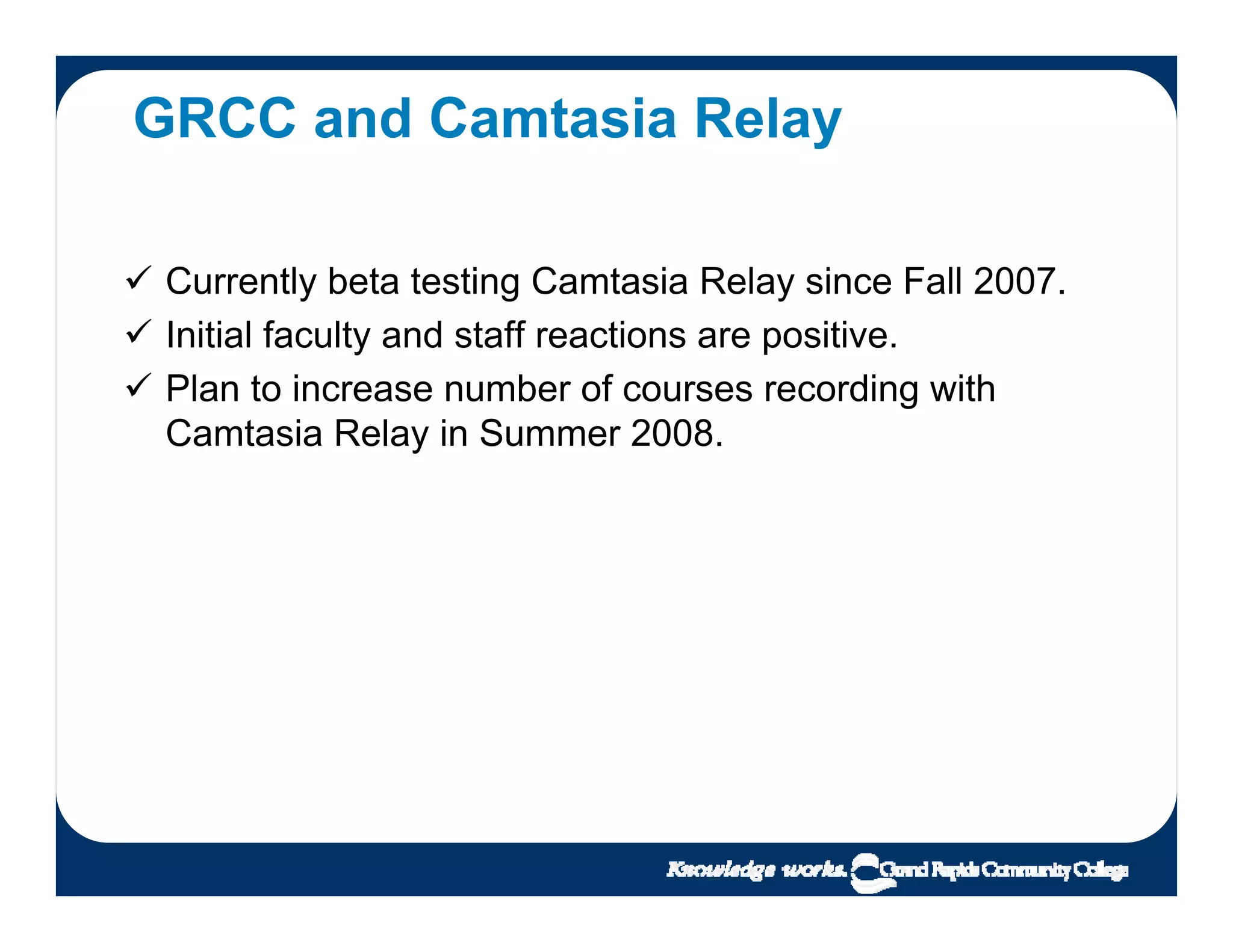 Lecture Capture as easy as 1-2-3