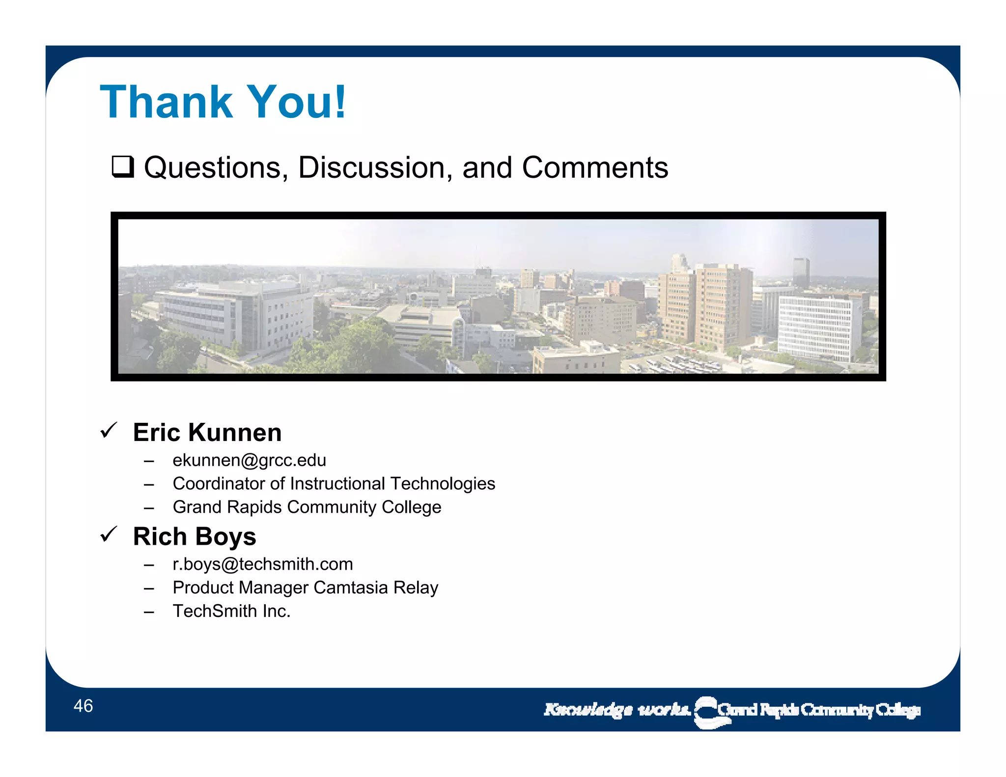 Lecture Capture as easy as 1-2-3