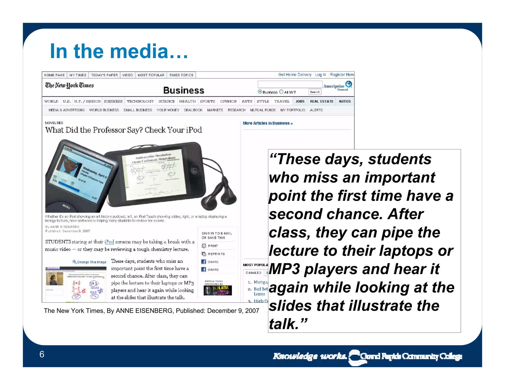 Lecture Capture as easy as 1-2-3