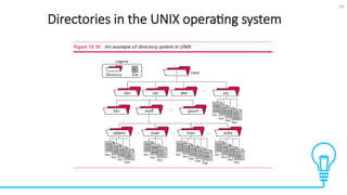 24
Directories in the UNIX operating system
Tests
 