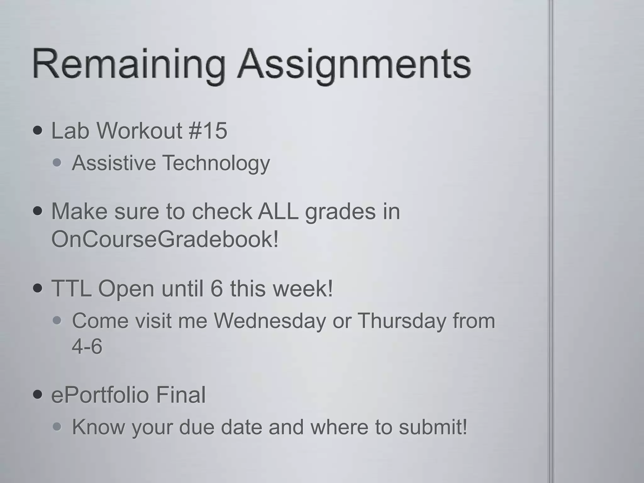 Help Prof. Leftwich with Teaching StrategiesEmail Lecture & Lab Surveys