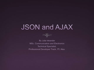 AJAX and JSON