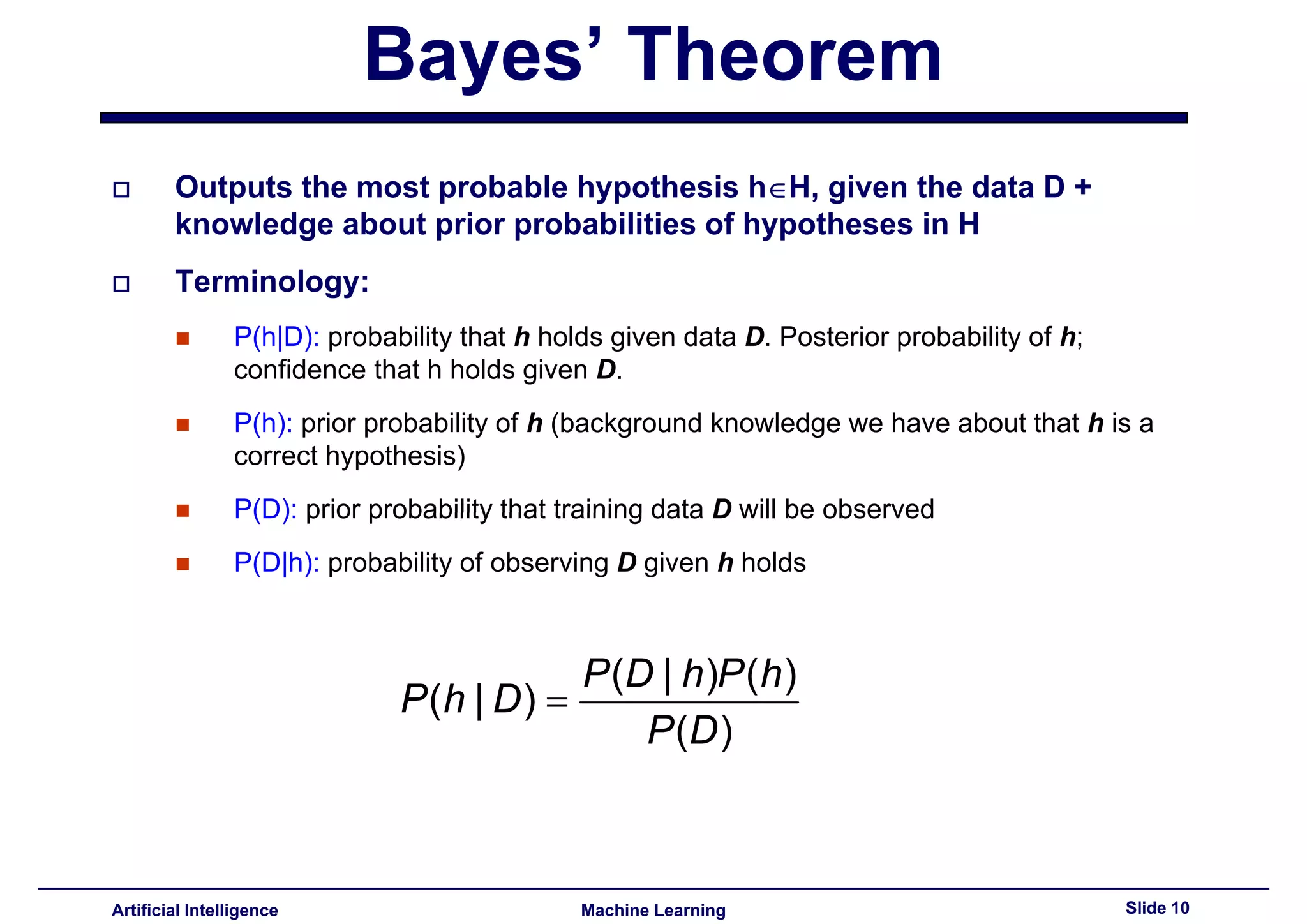 Lecture9 - Bayesian-Decision-Theory