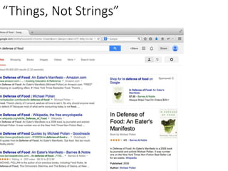 “Things, Not Strings”
 