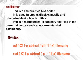 DIRECTORY STRUCTURE 