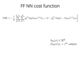 FF NN cost function
 