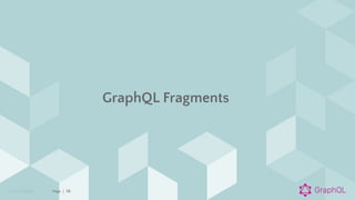© 2021 GraphQL Page | 38
GraphQL Fragments
 