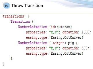 Throw Transition
 