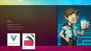 ME 
@XAPRB ON TWITTER 
BARON@VIVIDCORTEX.COM 
LINKEDIN.COM/IN/XAPRB 
Optimization, Backups, 
Replication, and more 
3rd Edition 
Covers Version 5.5 
High 
Performance 
MySQL 
Baron Schwartz, 
Peter Zaitsev & 
Vadim Tkachenko 
 