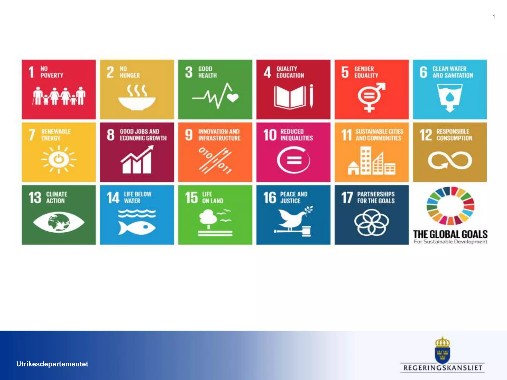 Utrikesdepartementet
1
 