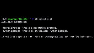 Marrow: A Meta-Framework for Python 2.6+ and 3.1+