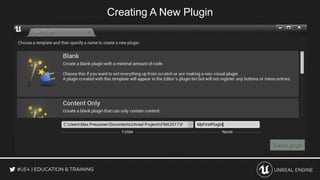 Creating A New Plugin
 