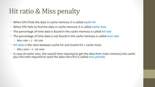 Cache  memory