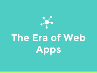 The Era of Web
Apps
 