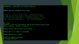 Mobile Application Security Testing (Static Code Analysis) of Android App