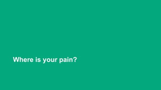 Where is your pain?
 