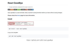 https://github.com/xJkit/react-goodbye
 