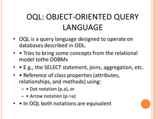 ADBMS  Object  and Object Relational Databases 
