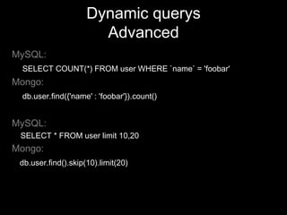 JSON-style documents