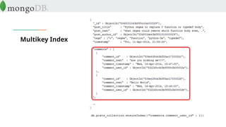 Multikey Index
 