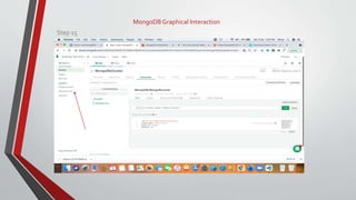 Step 15
MongoDB Graphical Interaction
 