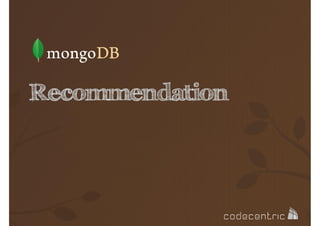 Recommendation

 
