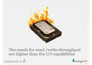 The needs for read-/write throughput
are higher than the I/O capabilities

 
