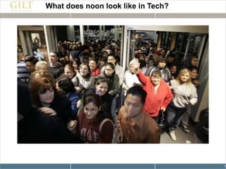 What does noon look like in Tech?