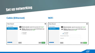 Cable (Ethernet) 
WiFi  