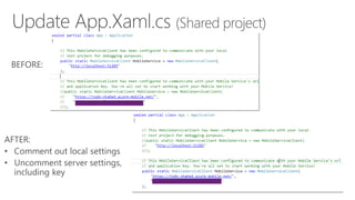 Cross-Platform Apps/Games with Azure