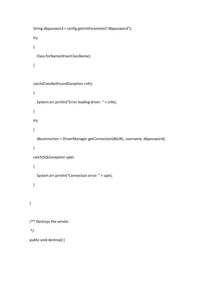 My java file
