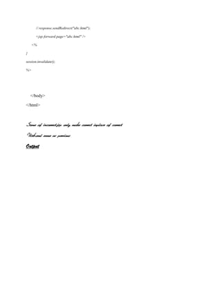 My java file