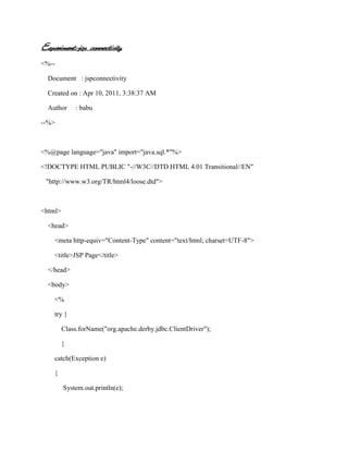 My java file