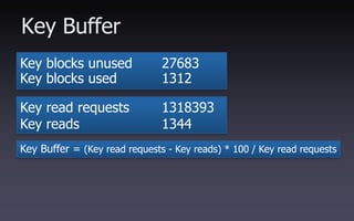 MySQL Tuning