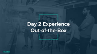 Day 2 Experience
Out-of-the-Box
 