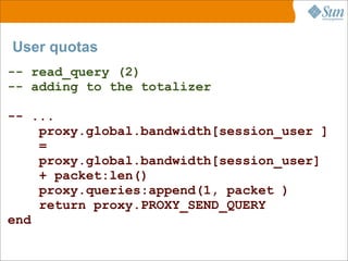 MySQL Proxy. From Architecture to Implementation
