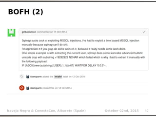 Navaja Negra & ConectaCon, Albacete (Spain) October 02nd, 2015 42
BOFH (2)
 