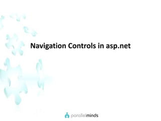 Navigation Controls in asp.net