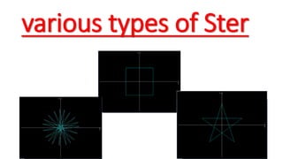 various types of Ster
 
