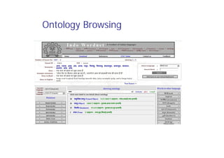 Ontology Browsing
 