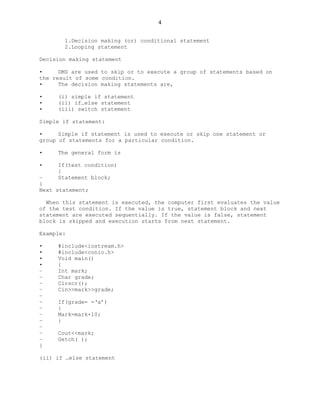 Notes on c++